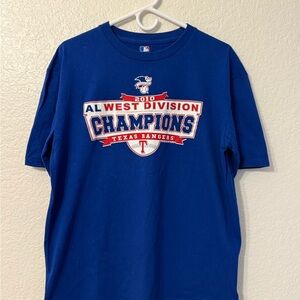 Genuine Merchandise Blue Tee with Red & White MLB Logo